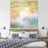 CANVAS | Claude Monet (40 x 40 inch) Nymphéas (Insitu (Slaapkamer))