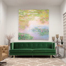 CANVAS | Claude Monet (40 x 40 inch) Nymphéas Afdruk
