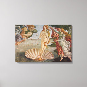 Canvas De Geboorte van Venus Sandro Botticelli Afdruk