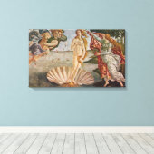 Canvas De geboorte van Venus Sandro Botticelli Afdruk (Insitu (Houten vloer))