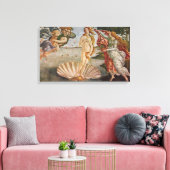 Canvas De geboorte van Venus Sandro Botticelli Afdruk (Insitu (Woonkamer))