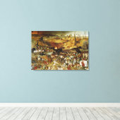 Canvas De triomf van de dood Pieter Brueghel Afdruk (Insitu (Houten vloer))