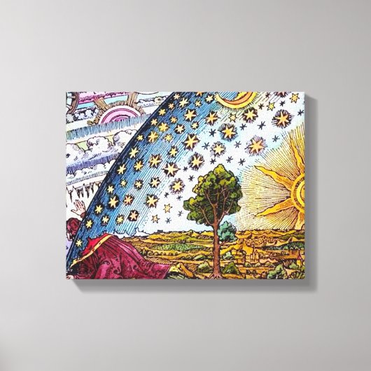 Canvas Flammarion Dome Coloré Toile Awesome (Recto)