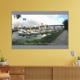 Canvas Grijs (Water Front 52) RFPMDesigns ©️2019/2 Afdruk