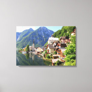 canvas Hallstatt Afdruk