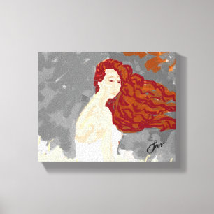 Canvas: Het nadenken over jou Canvas Afdruk