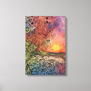 Canvas Interpretatie Afdruk