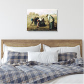 Canvas Jean-François Millet - Gleaners 18 (Insitu (Slaapkamer))