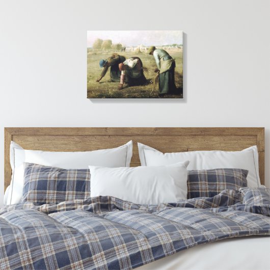 Canvas Jean-François Millet - Gleaners 18 (Insitu (Slaapkamer))