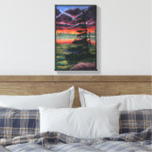 Canvas klein in Canvas met zonnesbrood in Canadees (Insitu (Slaapkamer))