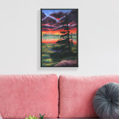 Canvas klein in Canvas met zonnesbrood in Canadees (Insitu (Woonkamer))