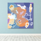 canvas koeien buiten afdruk (Insitu (Houten vloer))