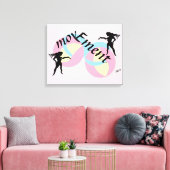 Canvas Kunst: Beweging Afdruk (Insitu (Woonkamer))