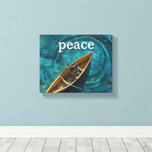 canvas kunst gedrukt warap (Insitu (Houten vloer))