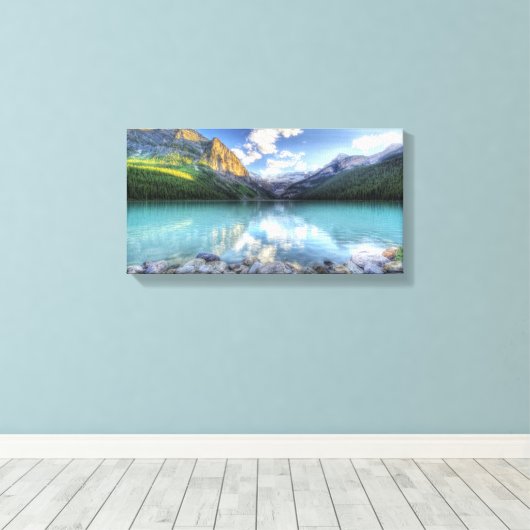 Canvas Kunst met levendige natuur afbeeldingen (Insitu (Houten vloer))