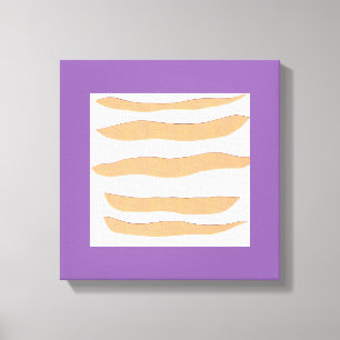 Canvas Kunst met tijgerstrepen