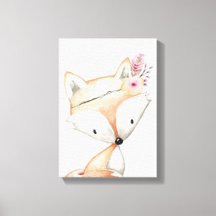 Canvas kunst - Prinses Fox kwekerij