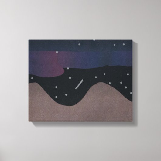 Canvas Kunst van de nachtelijke hemel (Voorkant)