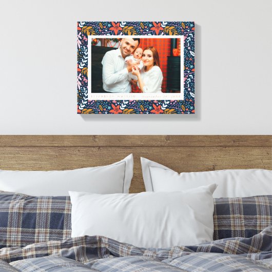 Canvas Lijst Canvas, marinesedagen kerstfeestdag (Insitu (Slaapkamer))