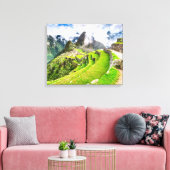 Canvas Machu Picchu, Cusco - Peru Afdruk (Insitu (Woonkamer))