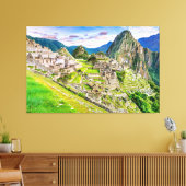 Canvas Machu Picchu, Cusco - Peru Afdruk (Insitu (Woonkamer))
