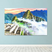 Canvas Machu Picchu, Cusco - Peru Afdruk (Insitu (Houten vloer))