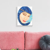 Canvas "Madonna van het blauwe licht" ©2008 (Insitu (Woonkamer))