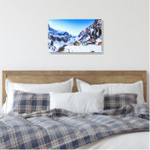 Canvas Malaiesti Afdruk (Insitu (Slaapkamer))