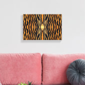 Canvas met abstract grote afdruk (Insitu (Woonkamer))