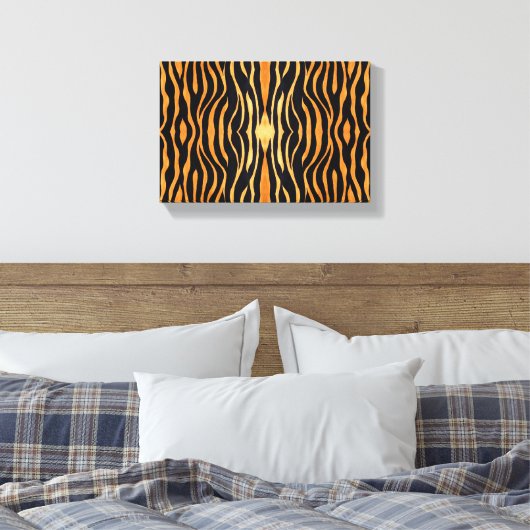 Canvas met abstract grote afdruk (Insitu (Slaapkamer))