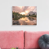 Canvas met een omwikkelde bergband afdruk (Insitu (Woonkamer))