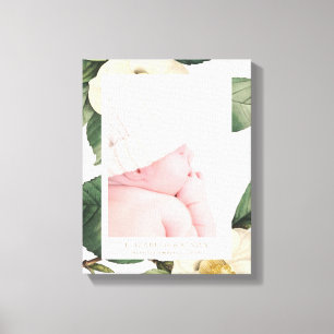 Canvas met groot wit Lijst Afdruk
