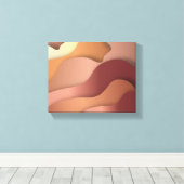 canvas met koperen oceaanbekleding (Insitu (Houten vloer))