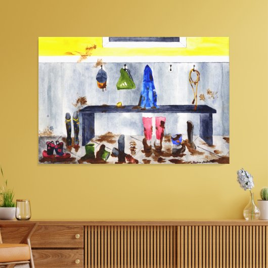 canvas met modderruimte (Insitu (Woonkamer))