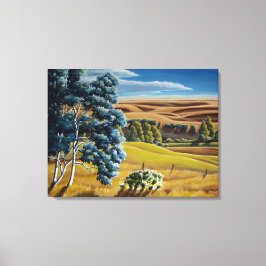 Canvas met schilderingen in het Canadese landschap