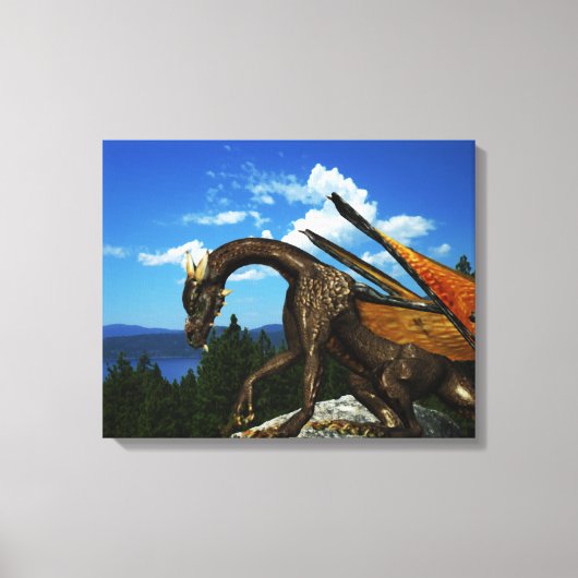 Canvas met Uitzicht-omhulling Afdruk (Voorkant)