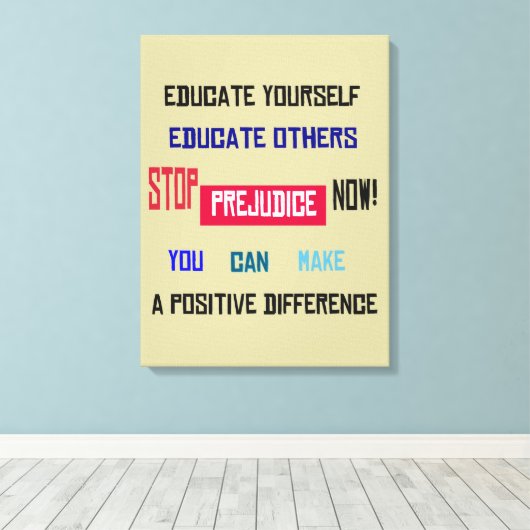 Canvas met wieltjes op voorgrond stoppen (Insitu (Houten vloer))