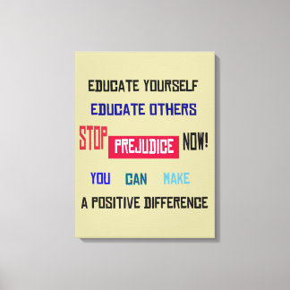 Canvas met wieltjes op voorgrond stoppen