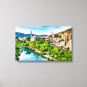 Canvas Mostar Afdruk
