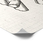 Canvas | Motorrijwielen Patent Poster (Hoek)