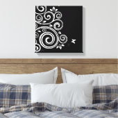 Canvas Muur Art-Art Deco werveling (Insitu (Slaapkamer))