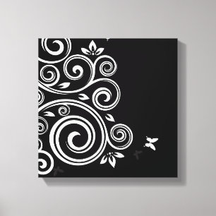 Canvas Muur Art-Art Deco werveling Afdruk