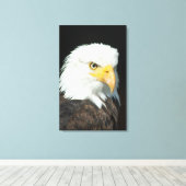Canvas - Natuur Vogel Arend Afdruk (Insitu (Houten vloer))