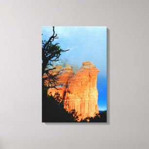 canvas omhuld door koffiegesteente afdruk