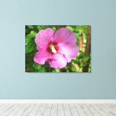 Canvas - omhuld - Roze roze roze roze roze van Sha (Insitu (Houten vloer))