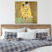 CANVAS PANEL : GUSTAV KLIMT : DE KISS AFDRUK (Insitu (Slaapkamer))