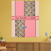 Canvas (Perzik LED S.C.C.) RFPMDesigns ©️2023/4 Afdruk (Insitu (Woonkamer))