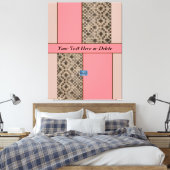 Canvas (Perzik LED S.C.C.) RFPMDesigns ©️2023/4 Afdruk (Insitu (Slaapkamer))