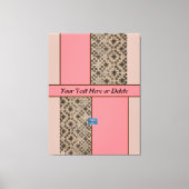 Canvas (Perzik LED S.C.C.) RFPMDesigns ©️2023/4 Afdruk (Voorkant)