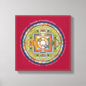 CANVAS PLEIN - Mandala van Chenrezig (Compassie) (Voorkant)